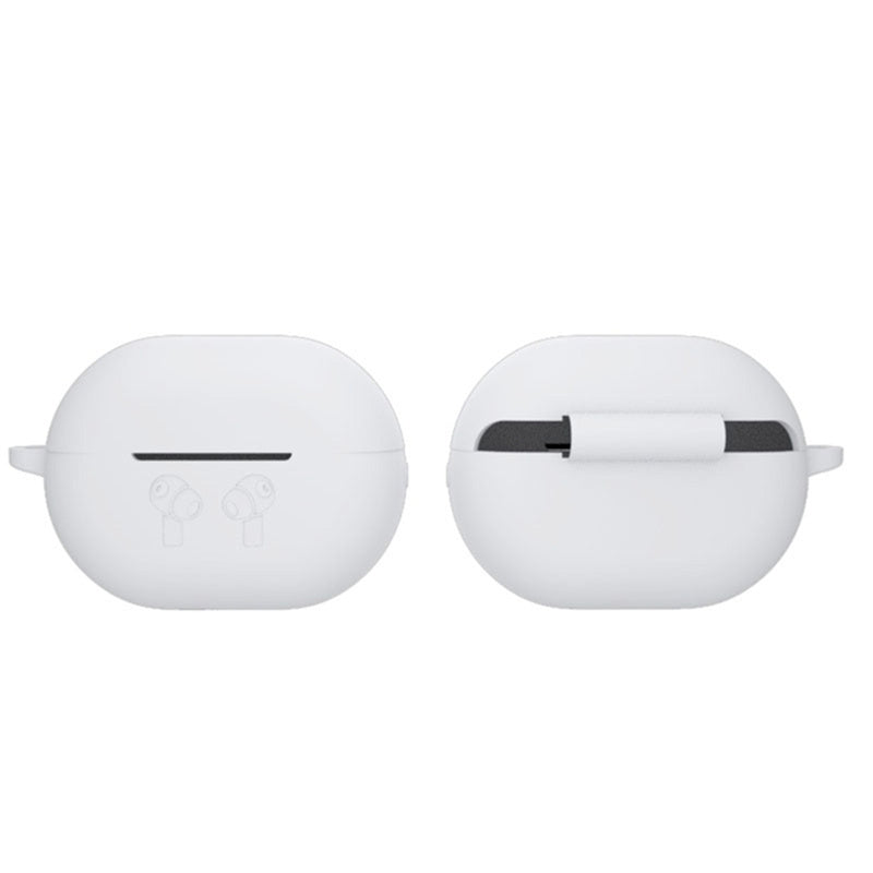 For Huawei FreeBuds Pro Silicone Cover Bluetooth Earphone Pattern Protective Case with Anti-lost Buckle