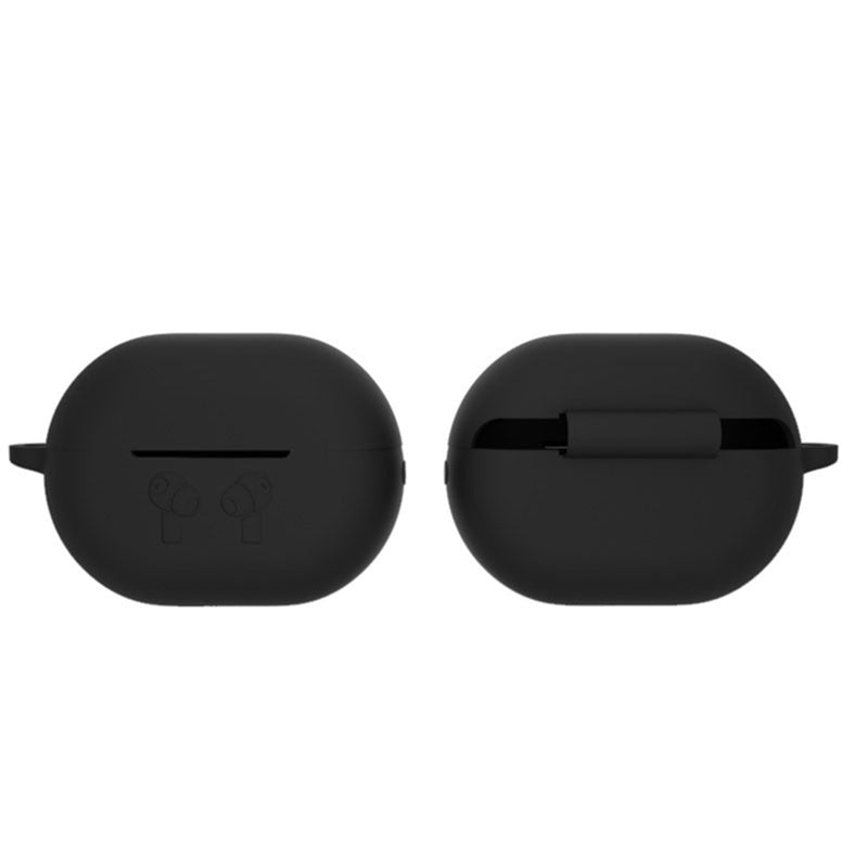 For Huawei FreeBuds Pro Silicone Cover Bluetooth Earphone Pattern Protective Case with Anti-lost Buckle