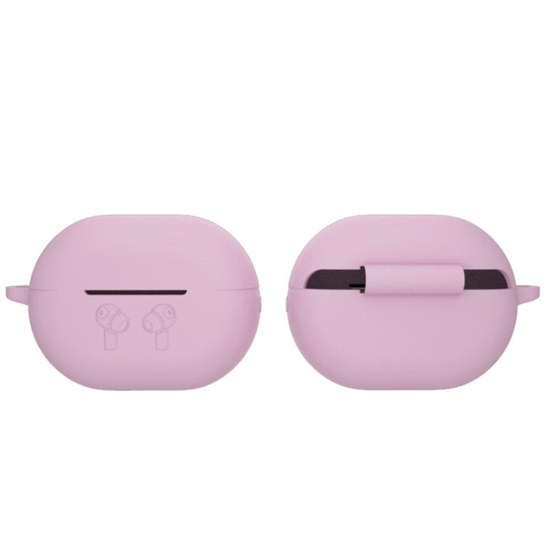 For Huawei FreeBuds Pro Silicone Cover Bluetooth Earphone Pattern Protective Case with Anti-lost Buckle