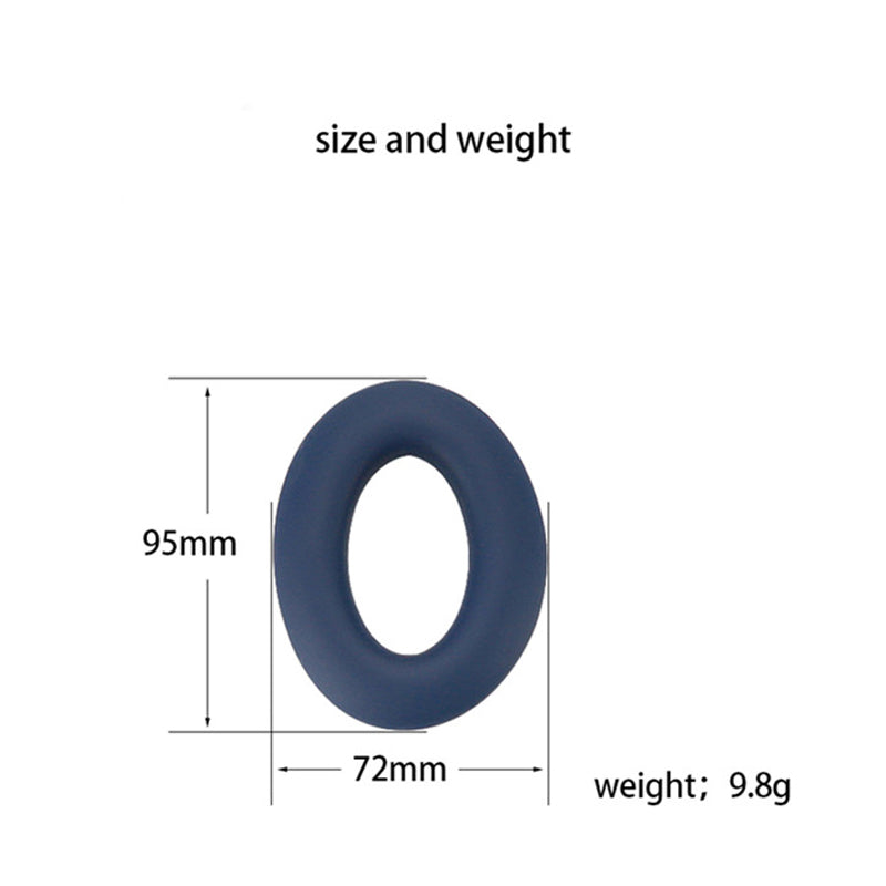 For Bose QC45 / QC35 / QC25 / QC15 / AE2 1 Pair Flexible Silicone Headphone Earpads Cushions Ear Cover Pad