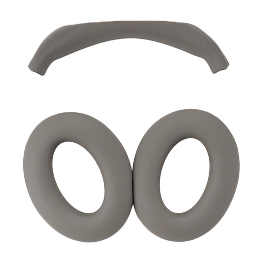 For Bose QC45 / QC35 / QC25 / QC15 / AE2 1 Pair Silicone Headphone Earpads Cushions+1 Headband Cover