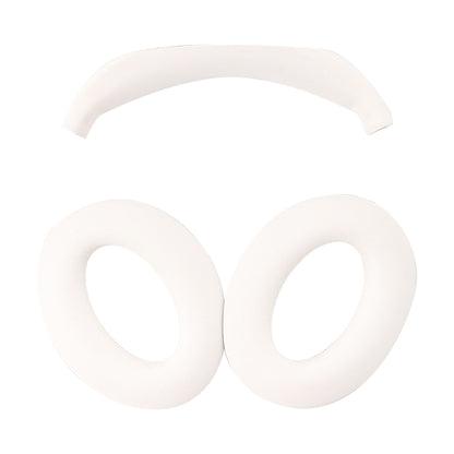 For Bose QC45 / QC35 / QC25 / QC15 / AE2 1 Pair Silicone Headphone Earpads Cushions+1 Headband Cover