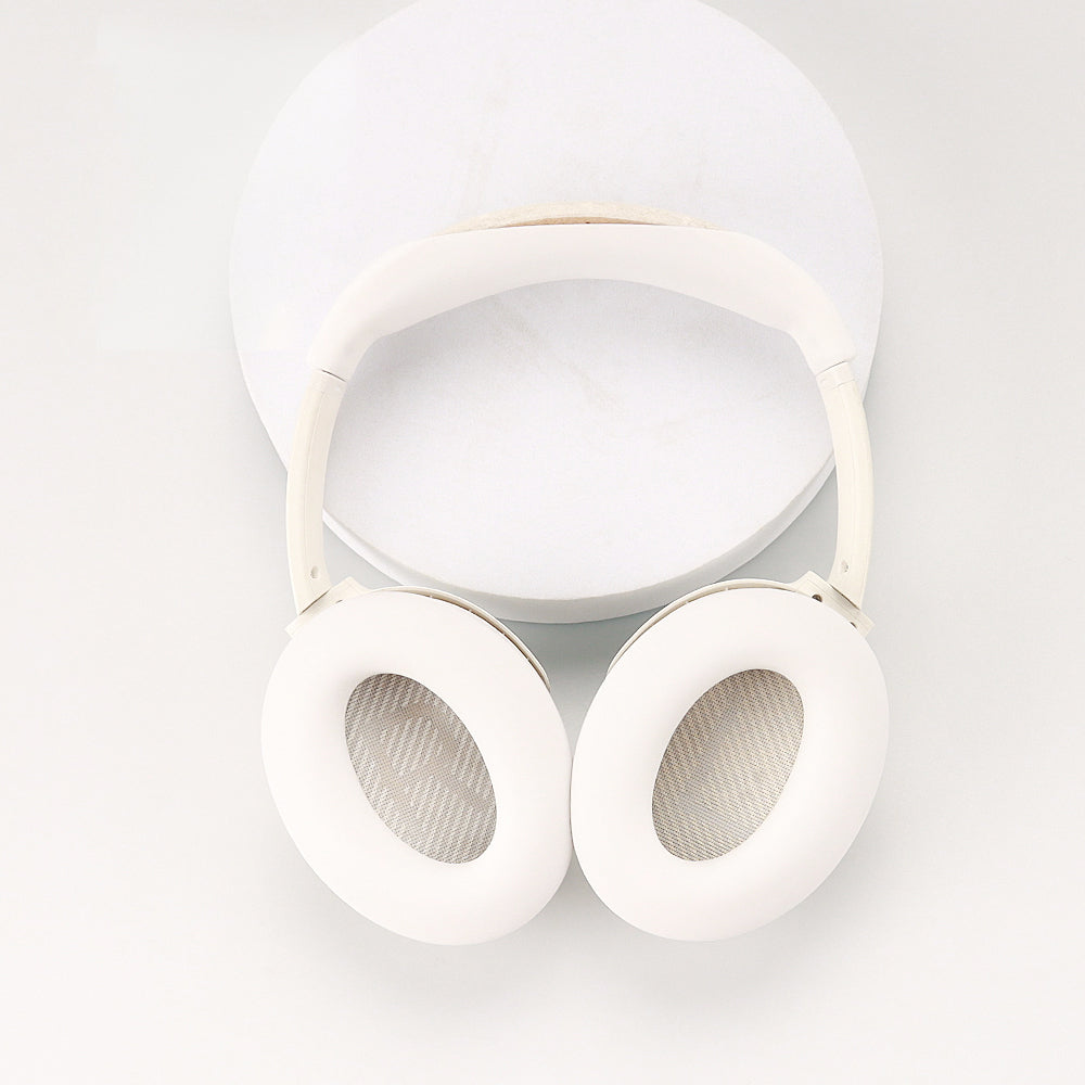For Bose QC45 / QC35 / QC25 / QC15 / AE2 1 Pair Silicone Headphone Earpads Cushions+1 Headband Cover