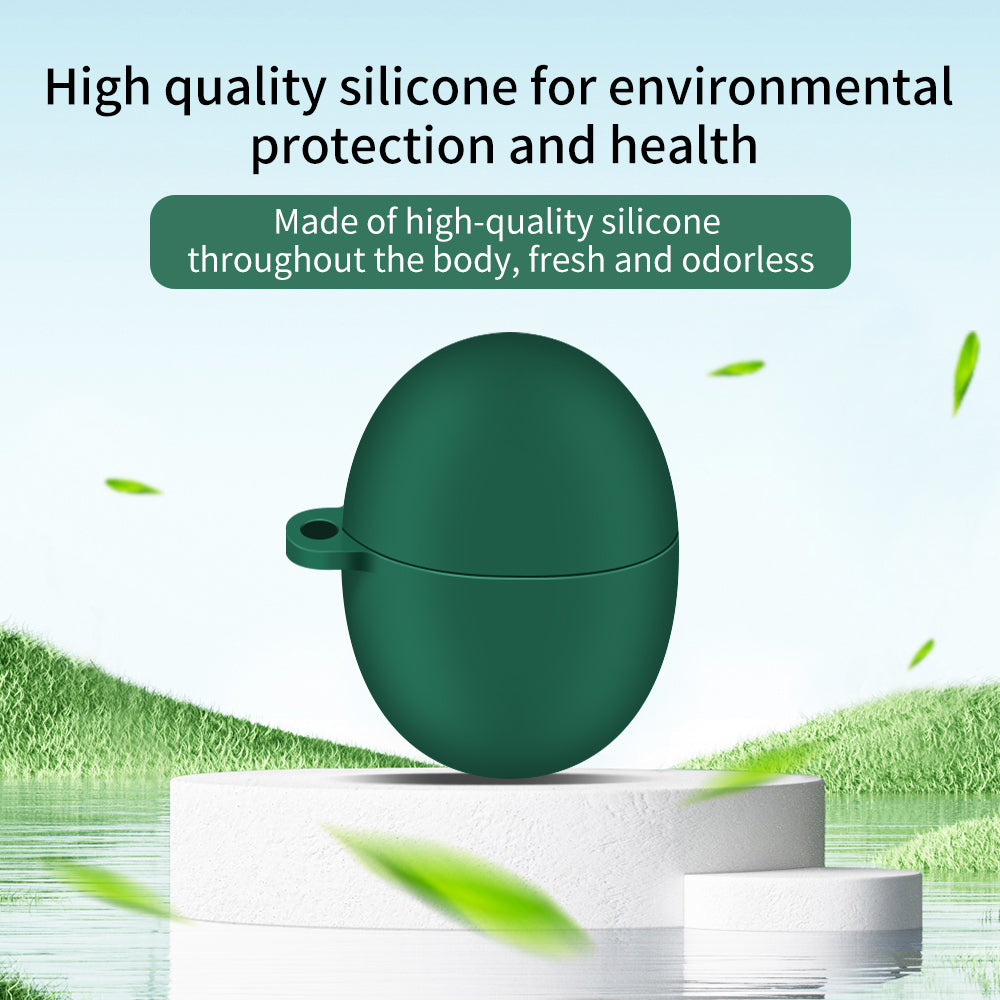 Silicone Case for Huawei FreeBuds 5 Protective Cover Anti-Fall Bluetooth Headset Protector with Hook
