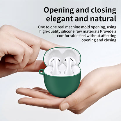 Silicone Case for Huawei FreeBuds 5 Protective Cover Anti-Fall Bluetooth Headset Protector with Hook