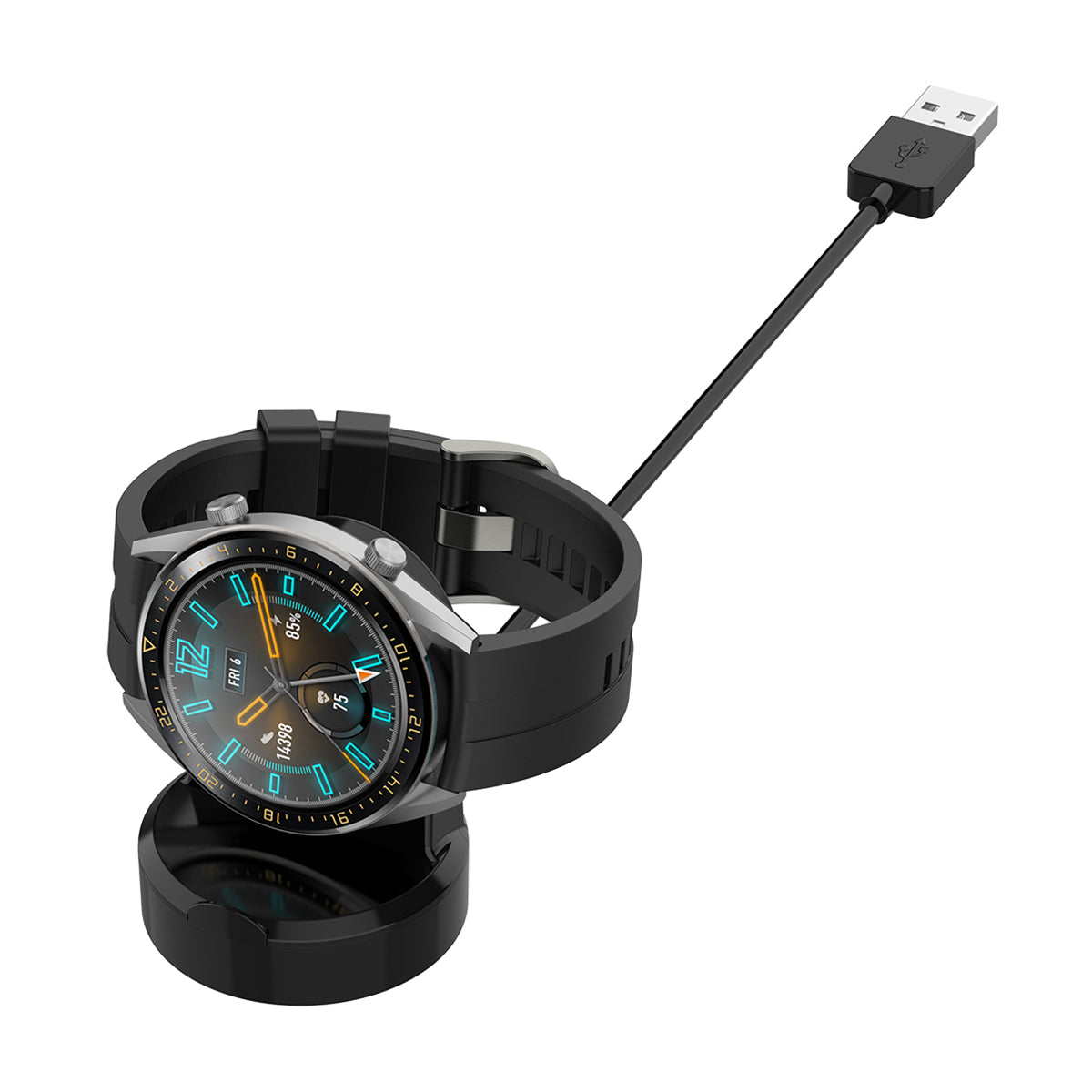 For Honor Watch GS 3i MNS-B39 USB Cable Charging Dock Magnetic Adsorption Smart Watch Charger
