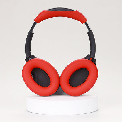 1 Pair Silicone Earmuff Cushion Replacement with 1 Headband Cover for Sony WH-CH720N Headphone
