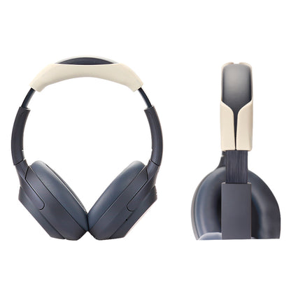 1 Pair Silicone Earmuff Cushion Replacement with 1 Headband Cover for Sony WH-CH720N Headphone