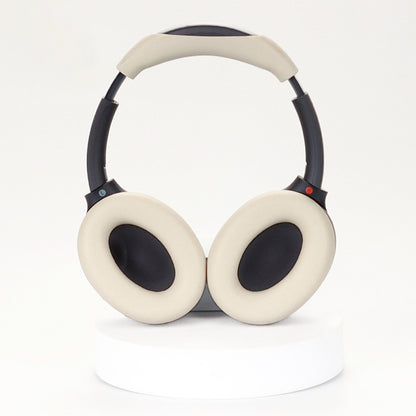 1 Pair Silicone Earmuff Cushion Replacement with 1 Headband Cover for Sony WH-CH720N Headphone