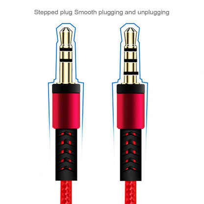 1.2m 3.5mm to 3.5mm Male to Male Stereo Audio Aux Cable Headphone Cord with Press Key Volume Control Mic