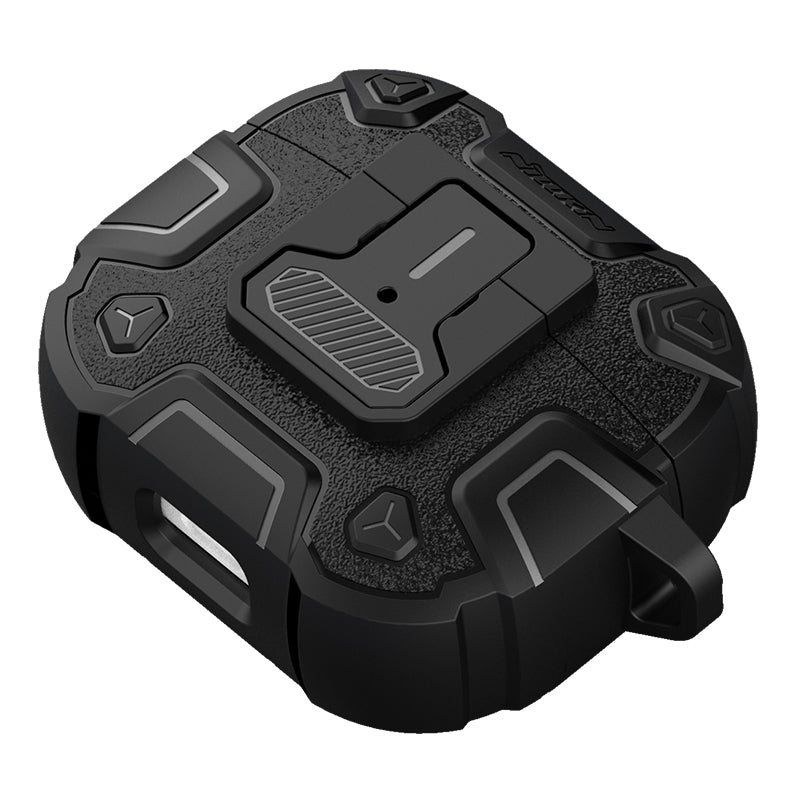 NILLKIN Bounce Pro Case for Apple AirPods 3 , Auto Pop-out Lid Design TPU+PC Bluetooth Earphone Cover