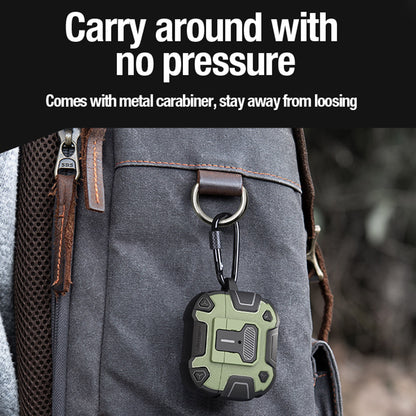 NILLKIN Bounce Pro Case for Apple AirPods 3 , Auto Pop-out Lid Design TPU+PC Bluetooth Earphone Cover