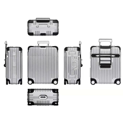 For Apple AirPods Pro / Pro 2 Charging Case Cover Wheel Luggage Design Silicone Case Bluetooth Headset Protector