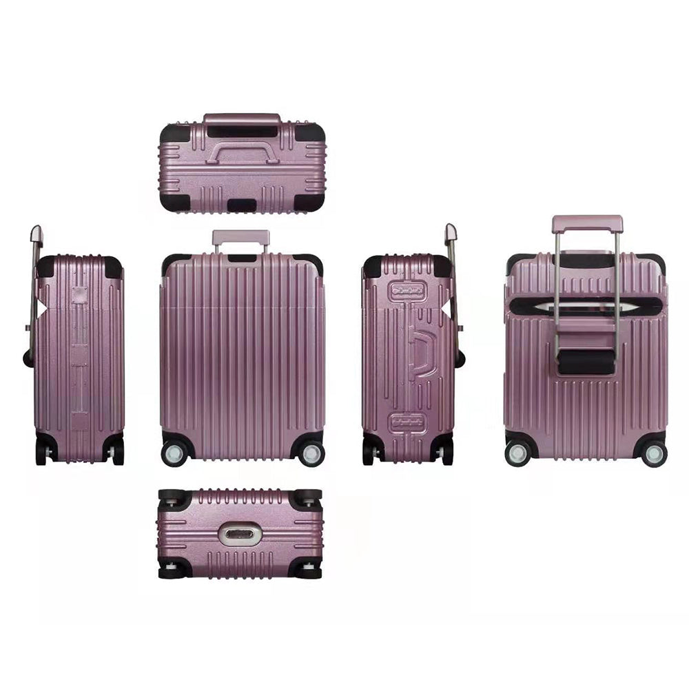 For Apple AirPods Pro / Pro 2 Charging Case Cover Wheel Luggage Design Silicone Case Bluetooth Headset Protector