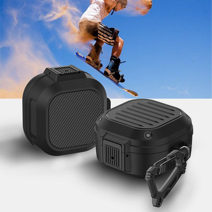 For Samsung Buds Live / Buds2 / Buds Pro / Buds2 Pro Pressing Buckle Earphone Protective Case Luggage Case Design TPU+PC Cover