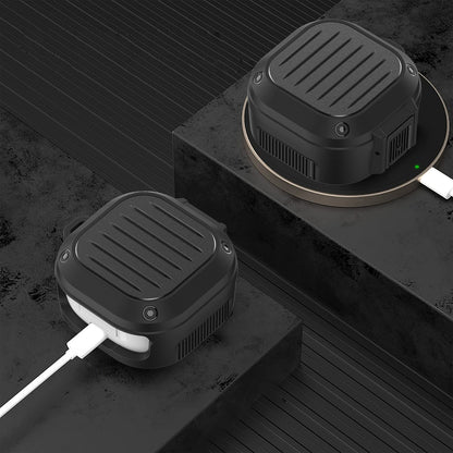 For Samsung Buds Live / Buds2 / Buds Pro / Buds2 Pro Pressing Buckle Earphone Protective Case Luggage Case Design TPU+PC Cover