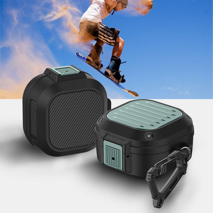 For Samsung Buds Live / Buds2 / Buds Pro / Buds2 Pro Pressing Buckle Earphone Protective Case Luggage Case Design TPU+PC Cover