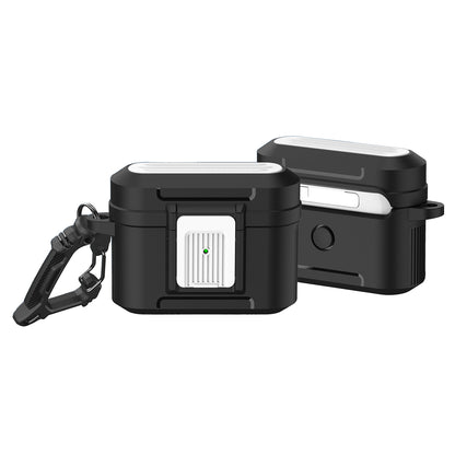 For AirPods Pro 2 Earphone Protective Case Pressing Buckle Luggage Case Design TPU+PC Anti-drop Cover