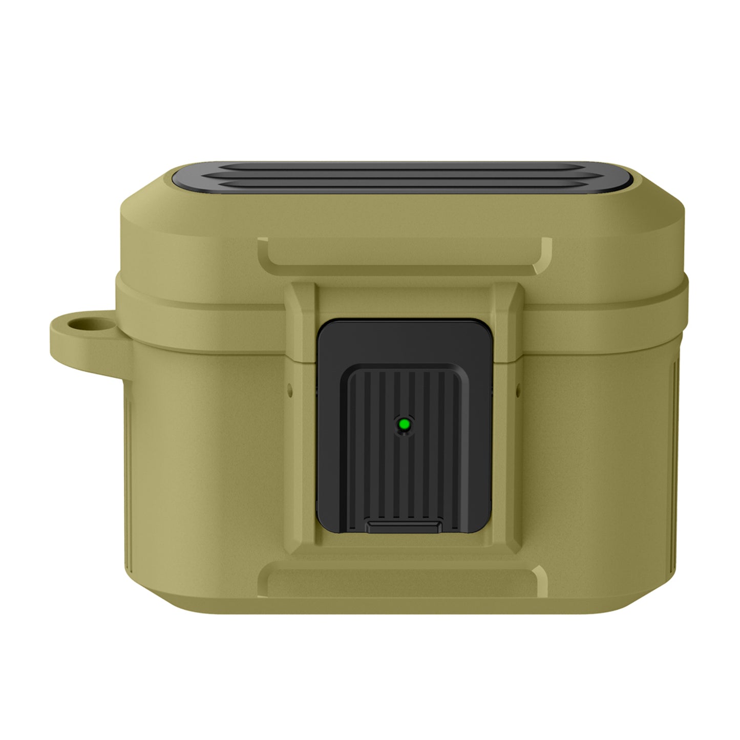 For Apple AirPods Pro Luggage Case Design Protective Case Pressing Buckle TPU+PC Anti-drop Cover