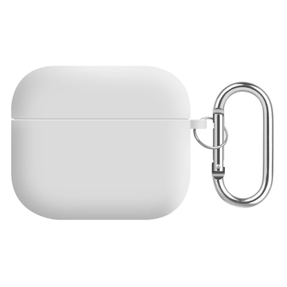 For Apple AirPods 3 Earphones Skin Cover Silicone+PC Lining Protective Carrying Case with Keychain