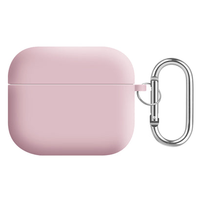 For Apple AirPods 3 Earphones Skin Cover Silicone+PC Lining Protective Carrying Case with Keychain