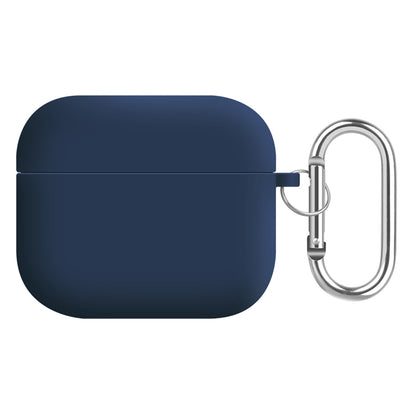 For Apple AirPods 3 Earphones Skin Cover Silicone+PC Lining Protective Carrying Case with Keychain