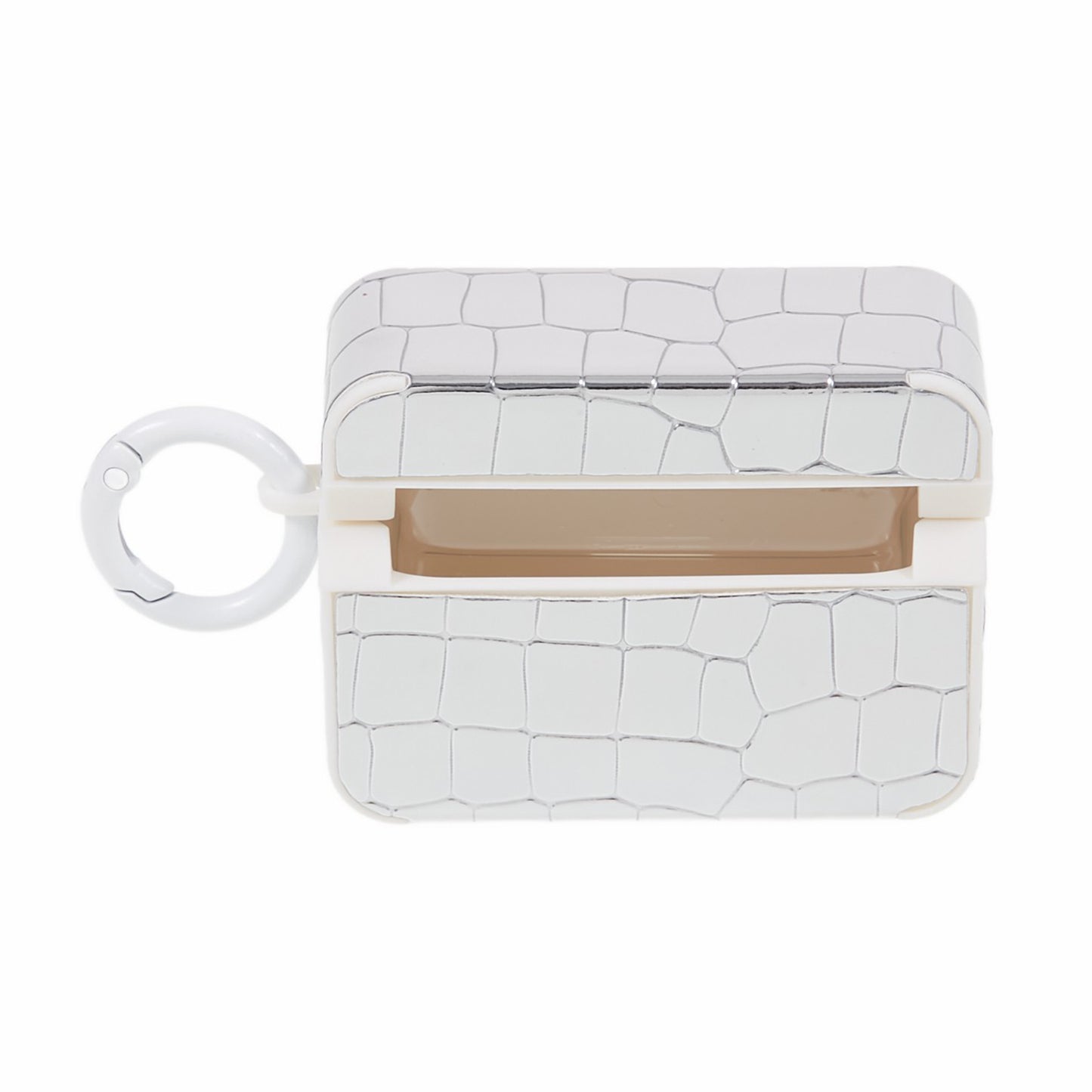 Earphone Case for Apple AirPods 3 , Crocodile Texture Gem Docor Bluetooth Earbud TPU Cover