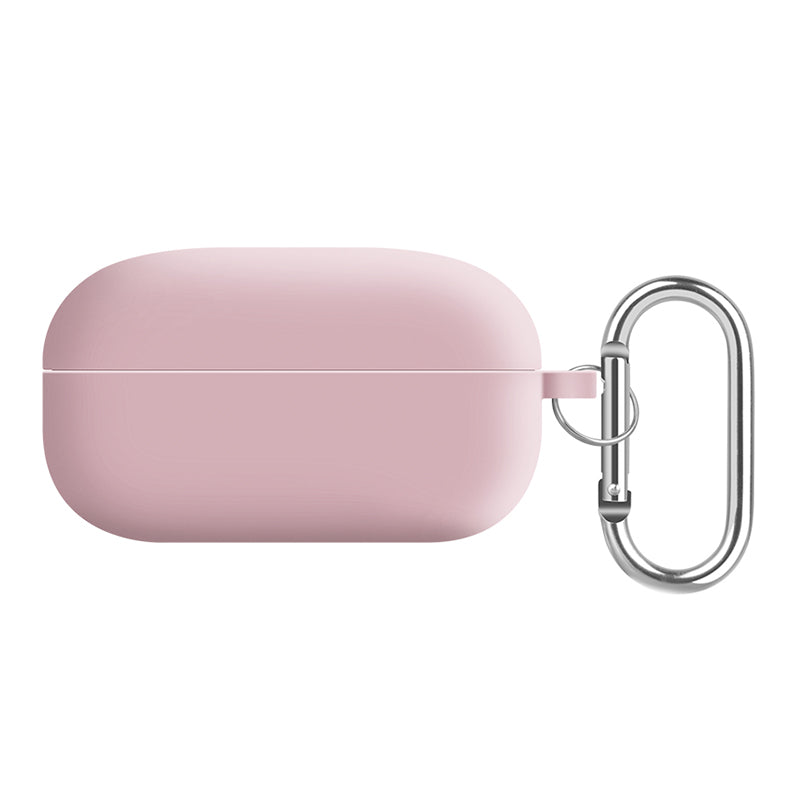For Samsung Galaxy Buds Live / Buds Pro / Buds Pro 2 Earphones Case Silicone+PC Lining Shockproof Cover with Keychain