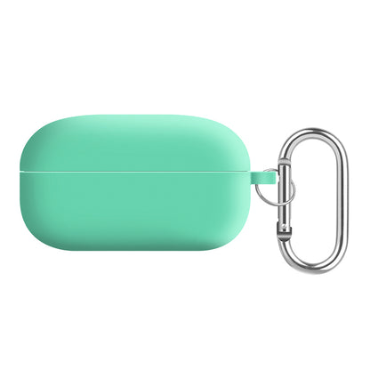 For Samsung Galaxy Buds Live / Buds Pro / Buds Pro 2 Earphones Case Silicone+PC Lining Shockproof Cover with Keychain