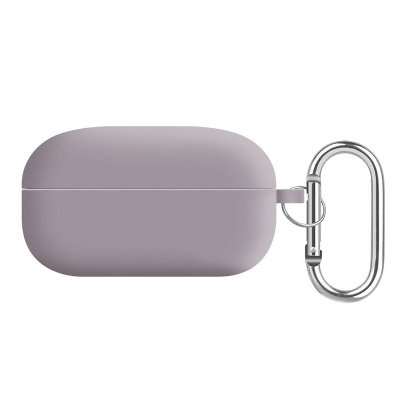 For Samsung Galaxy Buds Live / Buds Pro / Buds Pro 2 Earphones Case Silicone+PC Lining Shockproof Cover with Keychain