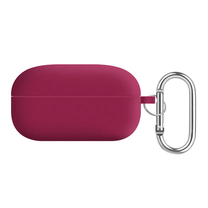 For Samsung Galaxy Buds Live / Buds Pro / Buds Pro 2 Earphones Case Silicone+PC Lining Shockproof Cover with Keychain