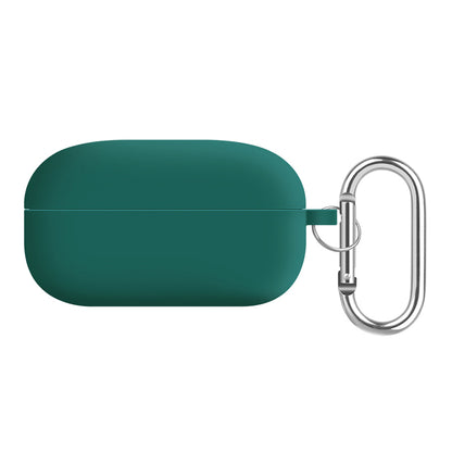 For Samsung Galaxy Buds Live / Buds Pro / Buds Pro 2 Earphones Case Silicone+PC Lining Shockproof Cover with Keychain