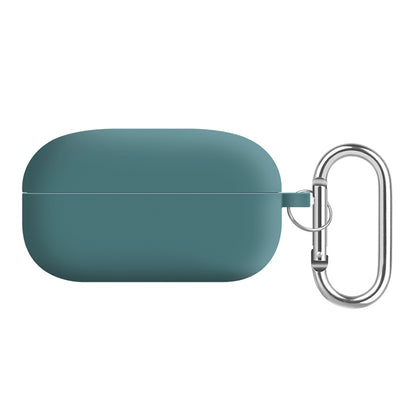 For Samsung Galaxy Buds Live / Buds Pro / Buds Pro 2 Earphones Case Silicone+PC Lining Shockproof Cover with Keychain
