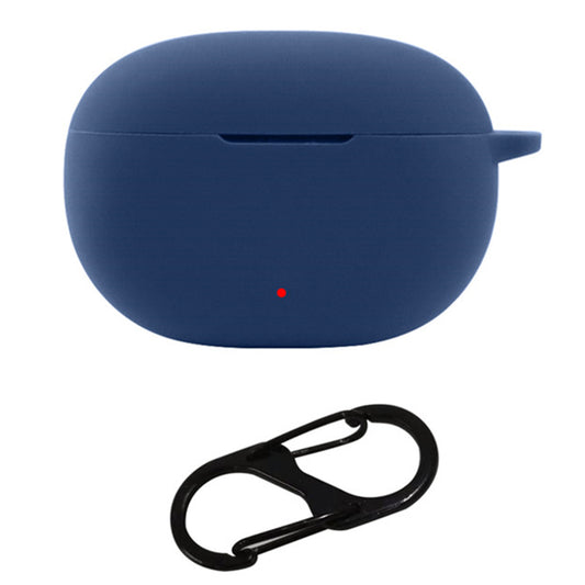 Silicone Case for Beats Studio Buds+ Bluetooth Earphone, Anti-drop Earbud Cover with Hanging Buckle