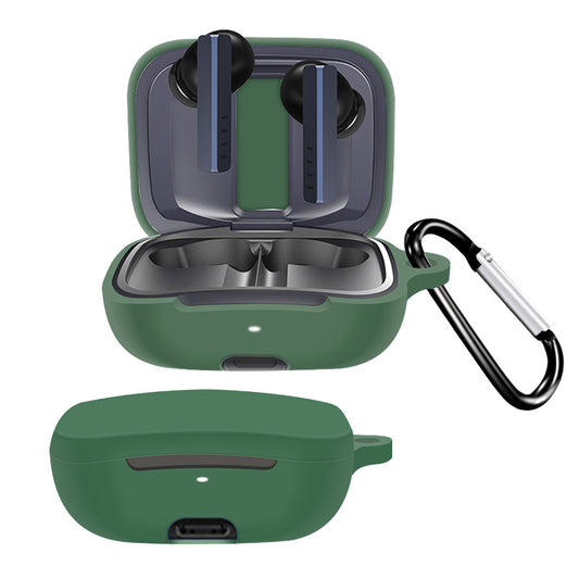 Protective Case for FIIL CG Pro , Wireless Headphone Silicone Sleeve Drop Protection Cover with Hanging Buckle