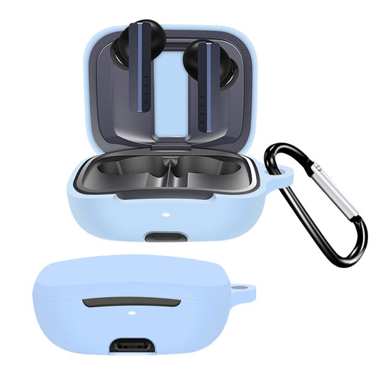 Protective Case for FIIL CG Pro , Wireless Headphone Silicone Sleeve Drop Protection Cover with Hanging Buckle