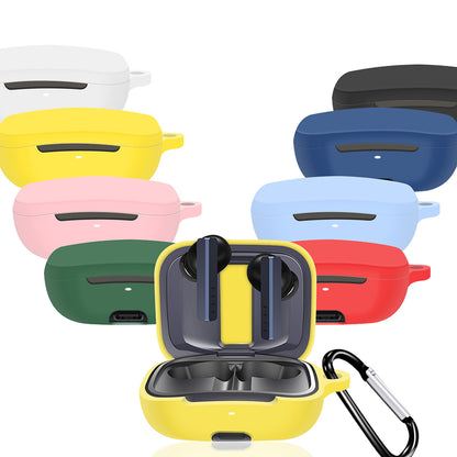 Protective Case for FIIL CG Pro , Wireless Headphone Silicone Sleeve Drop Protection Cover with Hanging Buckle