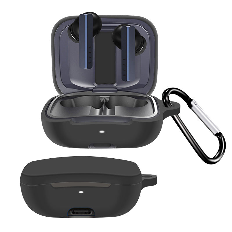 Protective Case for FIIL CG Pro , Wireless Headphone Silicone Sleeve Drop Protection Cover with Hanging Buckle