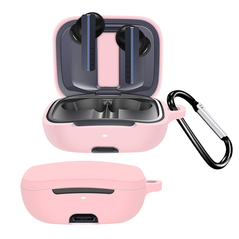 Protective Case for FIIL CG Pro , Wireless Headphone Silicone Sleeve Drop Protection Cover with Hanging Buckle