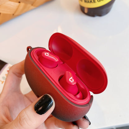 For Beats Studio Buds / Buds+ Bluetooth Earphone Gradient Case Matte PC Cover with Hanging Buckle