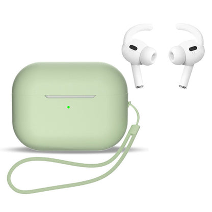 For AirPods Pro 2 Earphones Case Full Protective Silicone Shockproof Cover with Strap / Ear-Tip