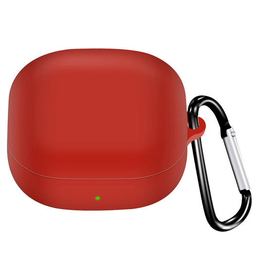 For Samsung Galaxy Buds2 Pro / Buds 2 / Live / Pro Silicone Cover Bluetooth Earphone Anti-drop Case with Anti-lost Buckle