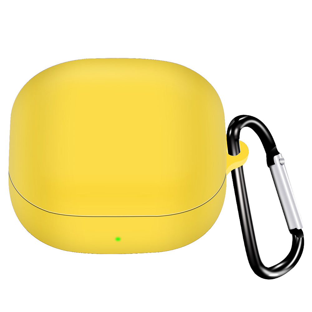 For Samsung Galaxy Buds2 Pro / Buds 2 / Live / Pro Silicone Cover Bluetooth Earphone Anti-drop Case with Anti-lost Buckle