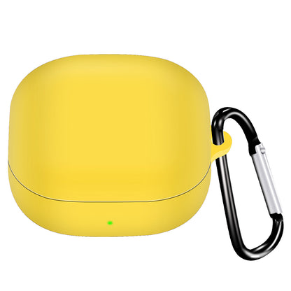 For Samsung Galaxy Buds2 Pro / Buds 2 / Live / Pro Silicone Cover Bluetooth Earphone Anti-drop Case with Anti-lost Buckle