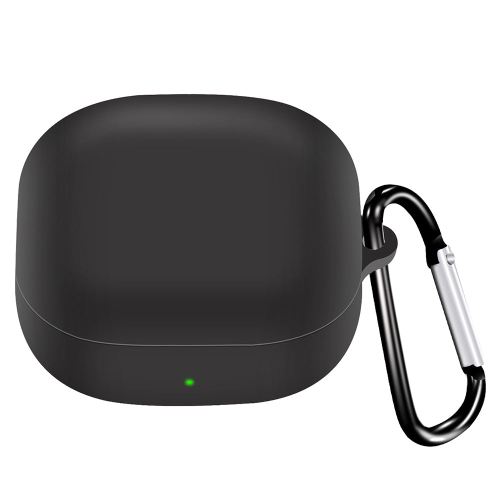 For Samsung Galaxy Buds2 Pro / Buds 2 / Live / Pro Silicone Cover Bluetooth Earphone Anti-drop Case with Anti-lost Buckle