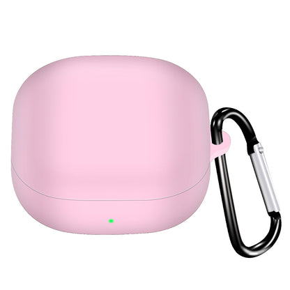 For Samsung Galaxy Buds2 Pro / Buds 2 / Live / Pro Silicone Cover Bluetooth Earphone Anti-drop Case with Anti-lost Buckle