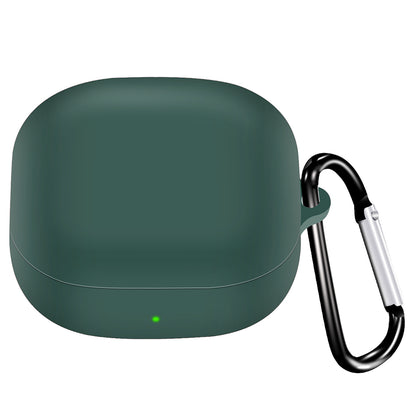 For Samsung Galaxy Buds2 Pro / Buds 2 / Live / Pro Silicone Cover Bluetooth Earphone Anti-drop Case with Anti-lost Buckle