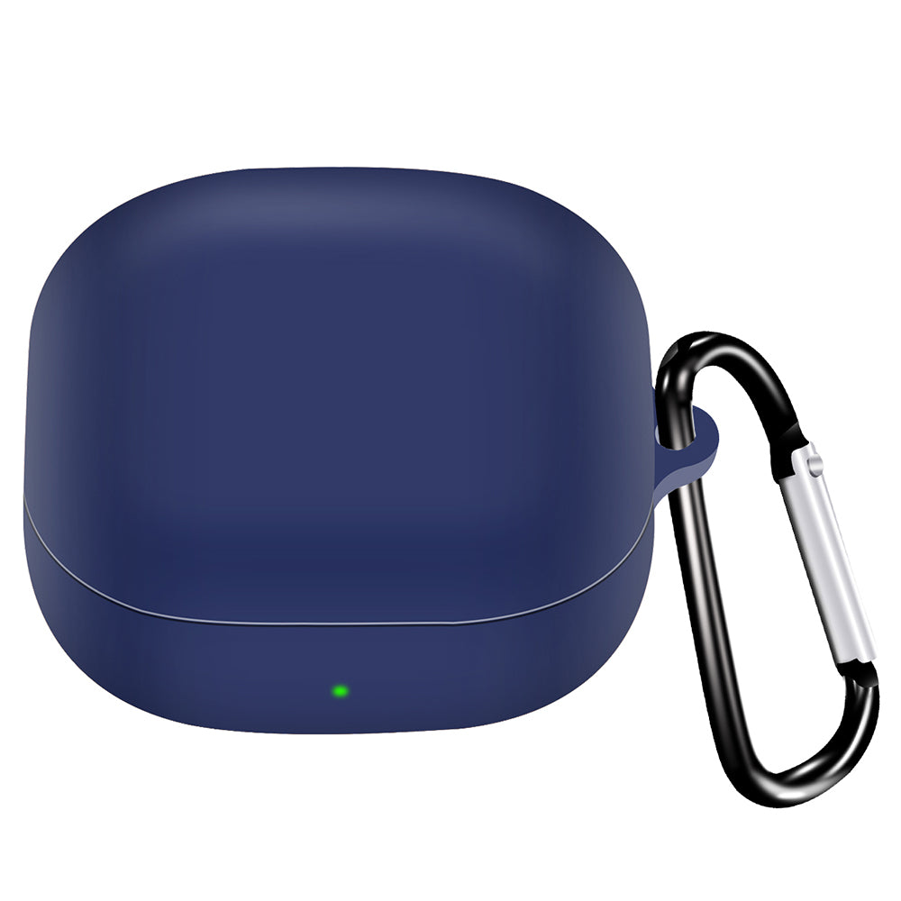 For Samsung Galaxy Buds2 Pro / Buds 2 / Live / Pro Silicone Cover Bluetooth Earphone Anti-drop Case with Anti-lost Buckle