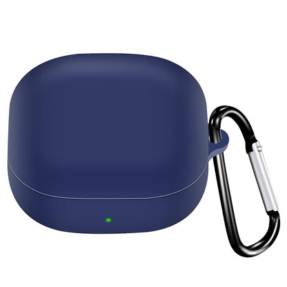 For Samsung Galaxy Buds2 Pro / Buds 2 / Live / Pro Silicone Cover Bluetooth Earphone Anti-drop Case with Anti-lost Buckle