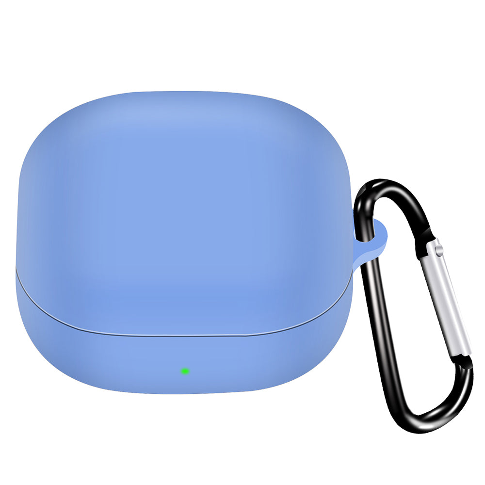 For Samsung Galaxy Buds2 Pro / Buds 2 / Live / Pro Silicone Cover Bluetooth Earphone Anti-drop Case with Anti-lost Buckle